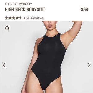 SKIMS Fits Everybody High Neck Bodysuit